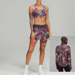 Lululemon Pace Rival Mid-Rise Skirt, Sports Bra and Running Shirt